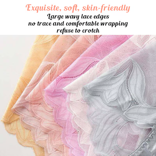 LADIES Nylon LACE HANDMADE UNDERWEAR (4PCS)
