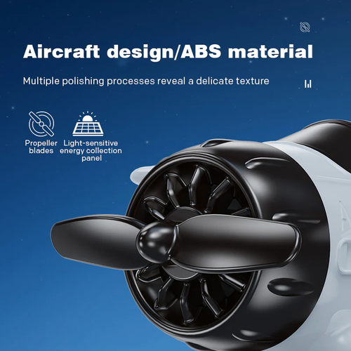 🎁2026 Limited Time Sale - 50% OFF🔥Solar powered airplane shaped car ornaments