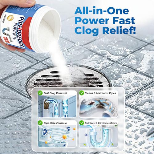 🎁 Hot Sale 50% OFF 🔥4-in-1 Powerful Pipe Unclogging Powder