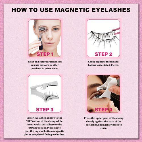 Magnetic false eyelashes