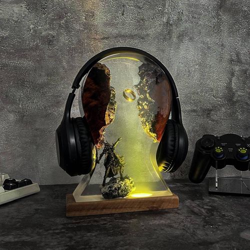 Lord of the Rings Resin Lamp Series – Handmade for Fantasy Fans headphone stand