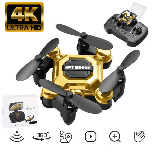 Foldable Drone 4K With Camera, FPV Drone For Kids And Adults, Mini Drone For Beginners Pocket FPV Quadcopter With 360° Flip And Movement Control, The Perfect Gift For Drone Enthusiasts.