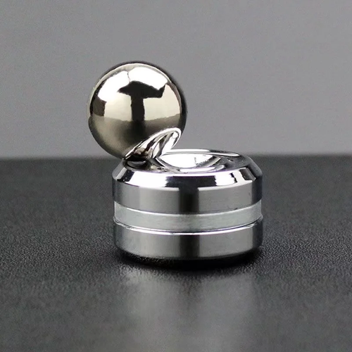Adult Desktop Stress Relief Metal Fidget Toy Decompression Hypnosis Rotary Gyro Fingertip Toy Kinetic Round Spinner Kids Gift