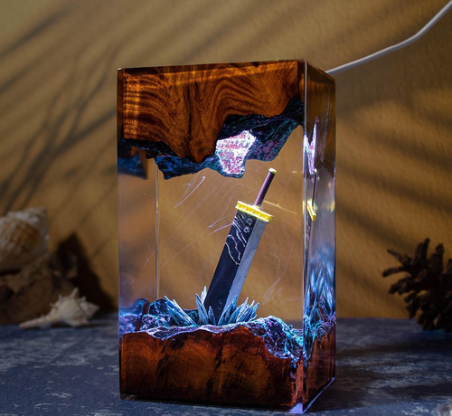 Sword of Destruction magic series Gaming Resin Lamp Series – Handcrafted for Game Room Atmosphere