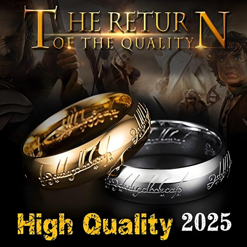 Lord Ring Stainless steel Men's Ring Jewelry, for Daily Wear, for Banquet Party Holiday Birthday Anniversary Gift