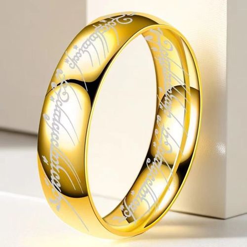 Lord Ring Stainless steel Language Rings for Unisex Fashion Accessories Jewelry