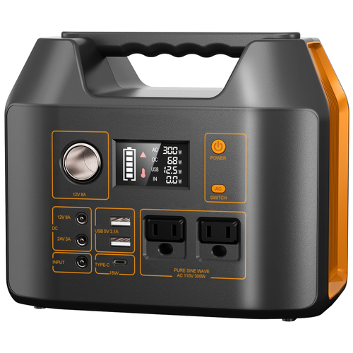 100W 300W Rated Portable Power Station Solar Generator