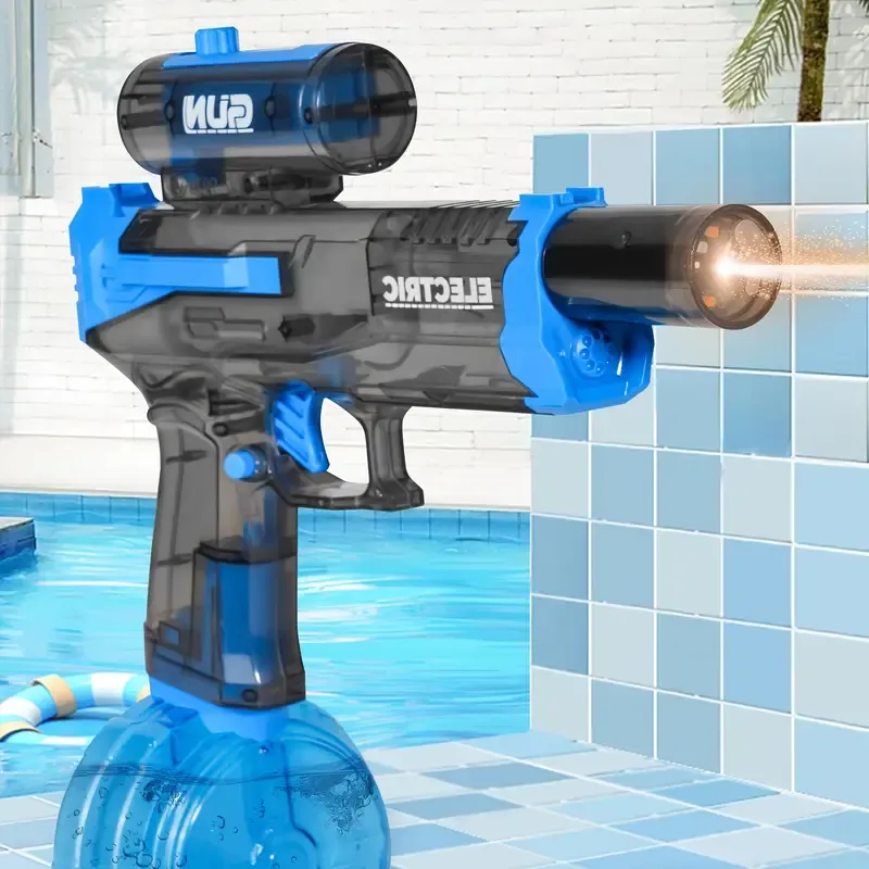 Pool Toys - Electric Water Gun, Long-lasting Large Capacity Automatic Squirting Gun, Endless Summer Pool & Beach Fun, Easter Halloween Christmas Gift and Birthday Present