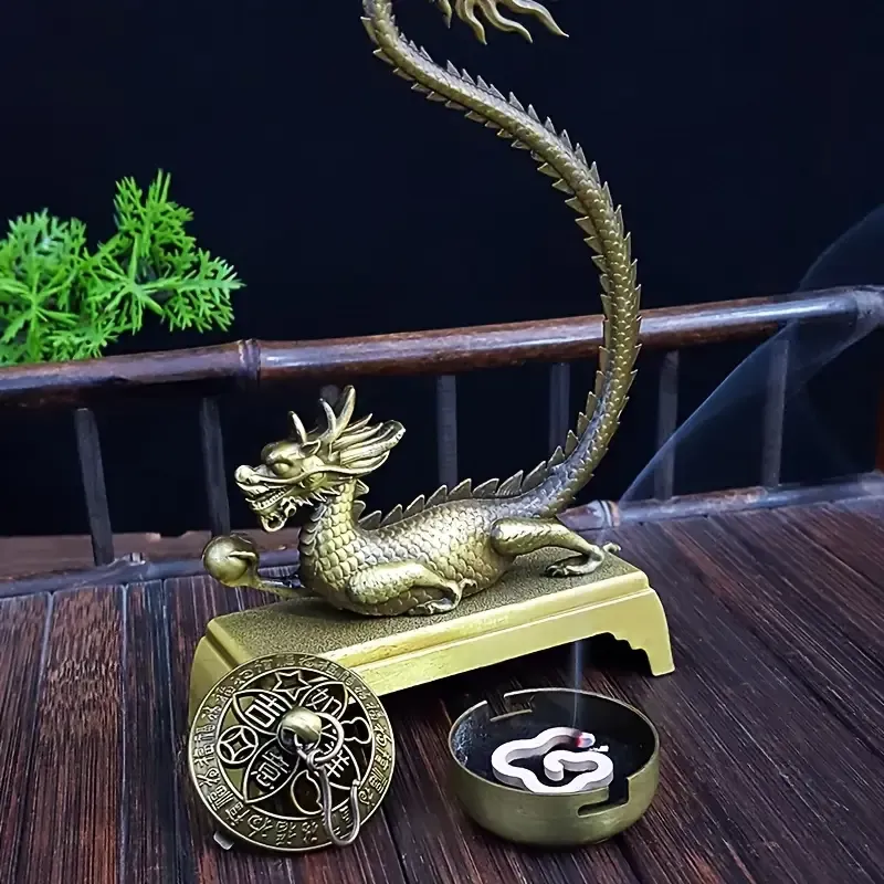 2PCS Golden Dragon Incense Burner｜Where Heritage Meets Modern Serenity 🌟