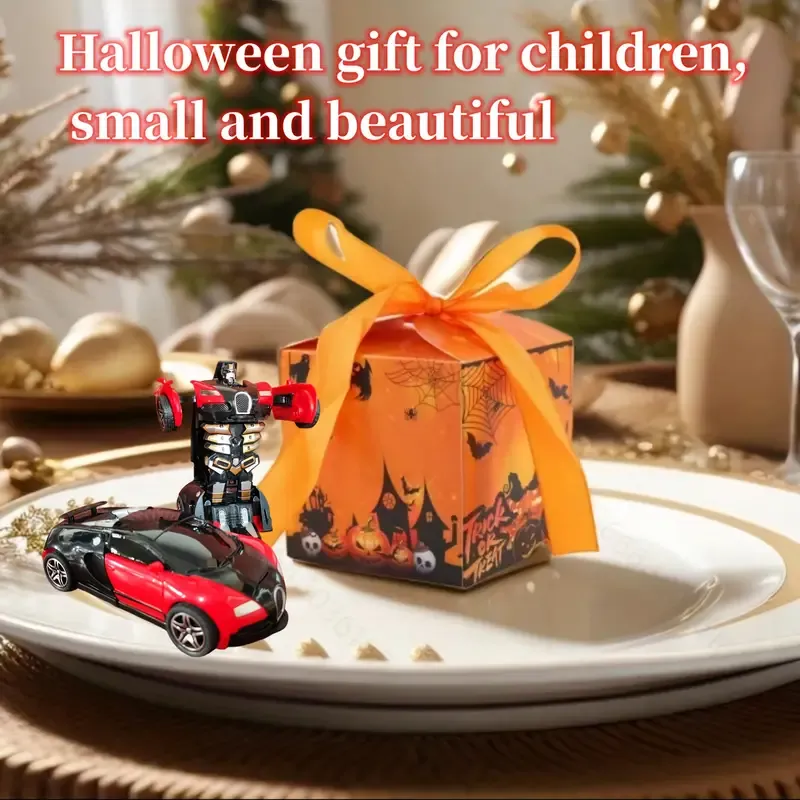 🚗🤖 English: 4-in-1 Transform Robot Car Kit   Durable ABS Toys    Car & Robot Mode   Buy 1 Get 1 Free