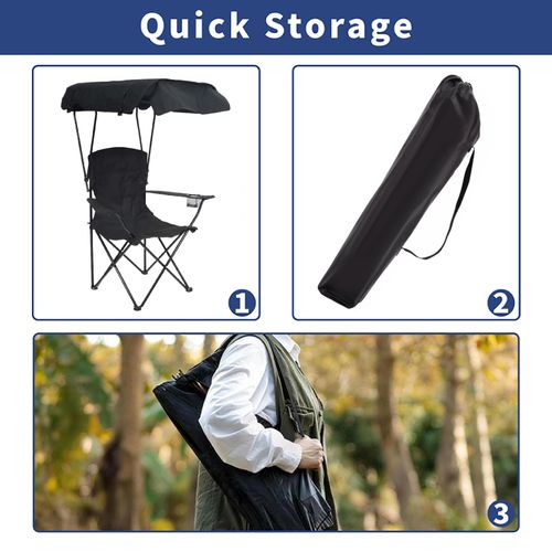 Outdoor Canopied Armchair