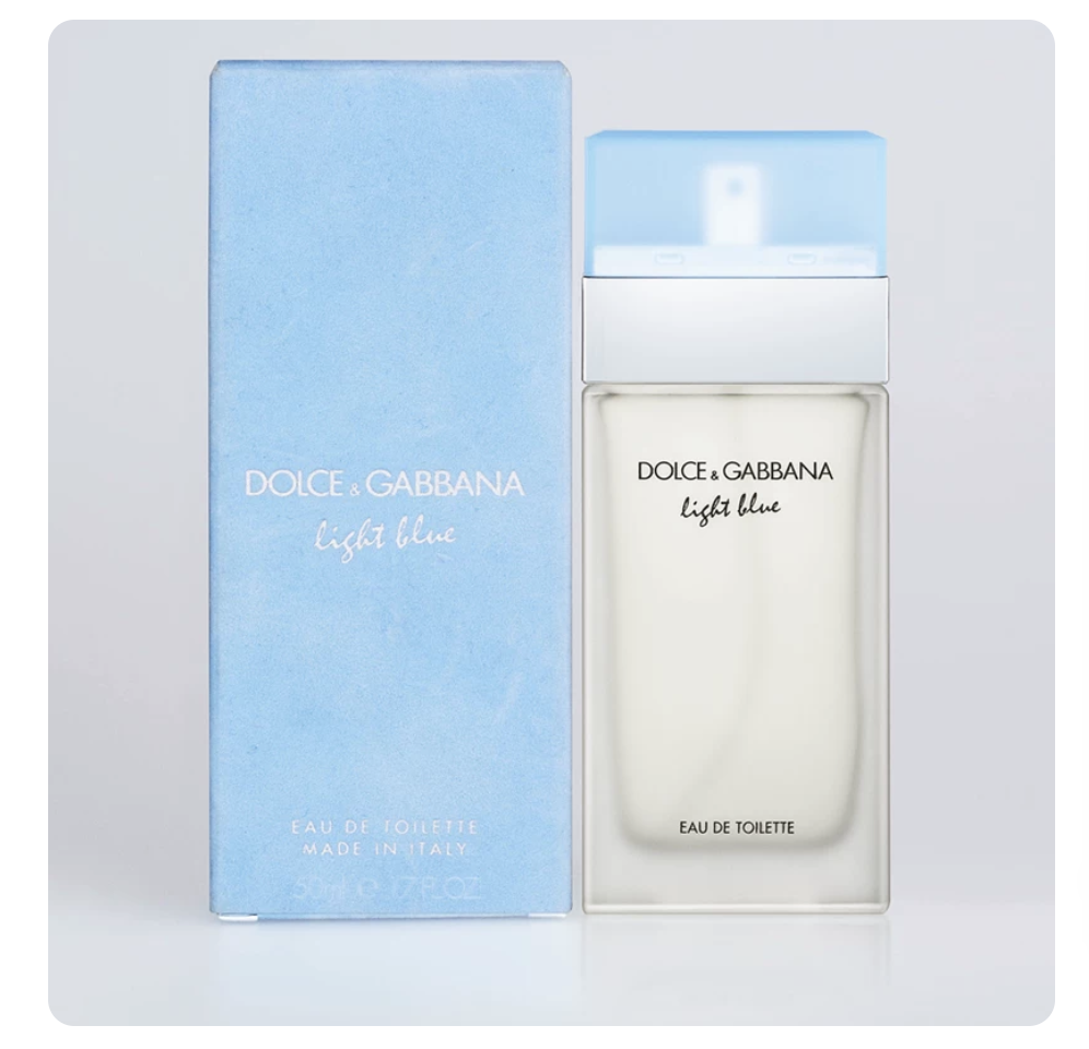 DG 杜嘉班納 Light Blue 逸藍 淺藍女士淡香水 EDT 花果香調 50ml  100ml