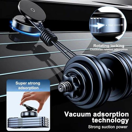 Tired of Car Phone Holders That Can't Hold? This One Has Dual Magnets & Strong Suction Base