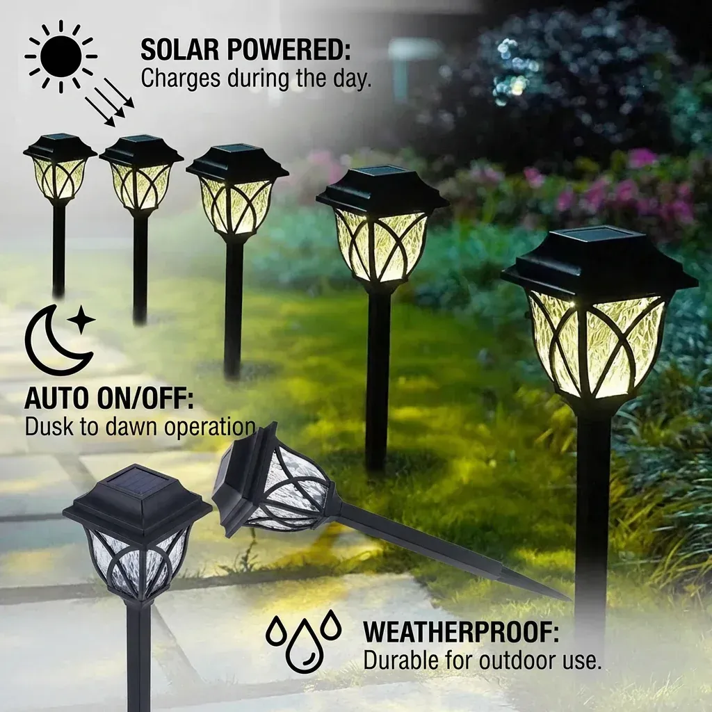 Your garden is dark and unsafe at night – with these lights you instantly create visibility and atmosphere 🌙✨