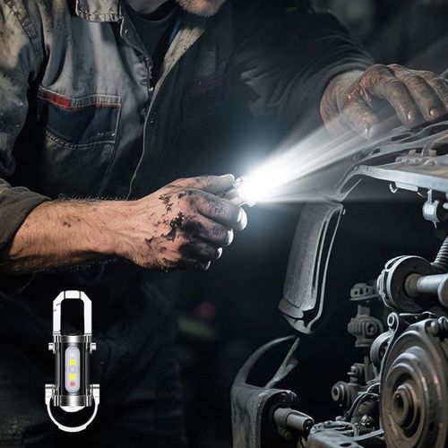 🔥🔥Portable Rechargeable Bright Keychain Flashlight🔥🔥