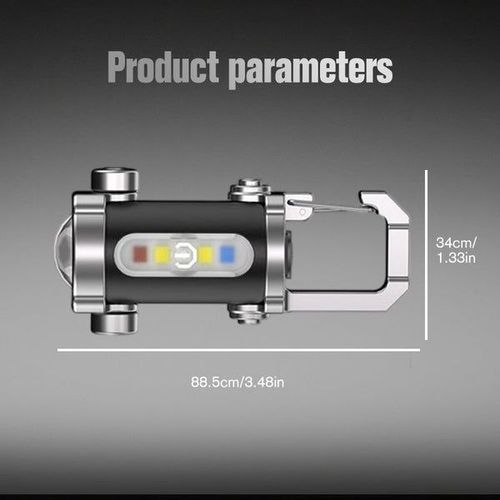 🔥🔥Portable Rechargeable Bright Keychain Flashlight🔥🔥