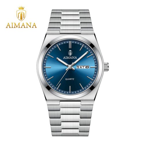 Classic Pilotage Watch for Men – Deep Ocean Inspired, Brushed Sun Pattern Dial, Business & Sport Style