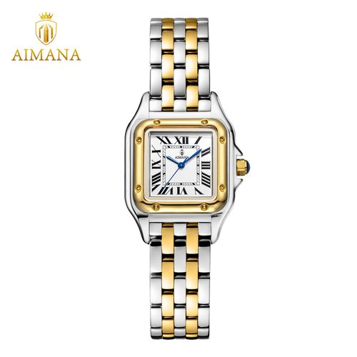 Small Square Quartz Watch – Goddess Charm, Perfect for Dating & Everyday Elegance