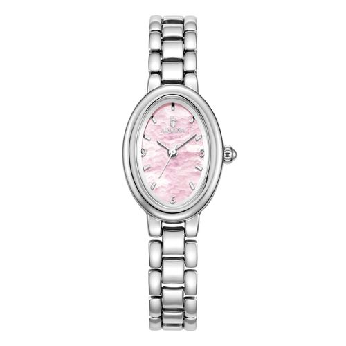 Warm Gold Case Elegance Timeless StyleOval Dial Ladies Quartz Watch