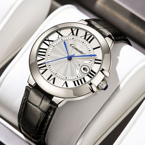 Automatic Classic Round Textured Case, Enlarged Balloon‑Style Dial, Self‑Winding Movement