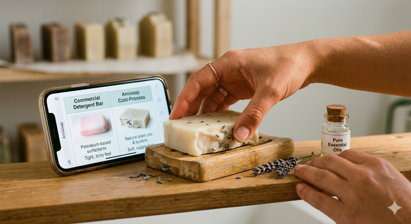 Stop Buying Expensive Lotions to Fix the Damage Your Cheap Soap is Doing.