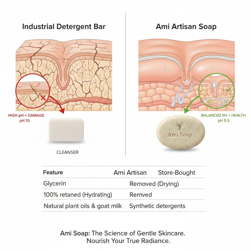 Handmade Soap vs Store Bought: What Your Skin Is Actually Screaming For