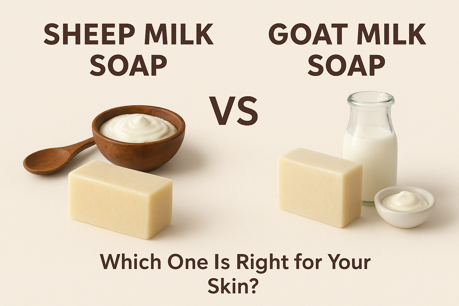 Sheep Milk Soap vs Goat Milk Soap: Which One Is Right for Your Skin?