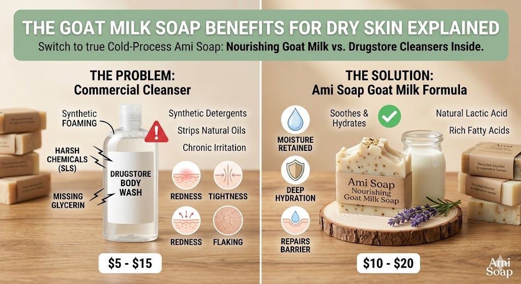 Goat Milk Soap Benefits for Dry Skin: Why You Need to Switch