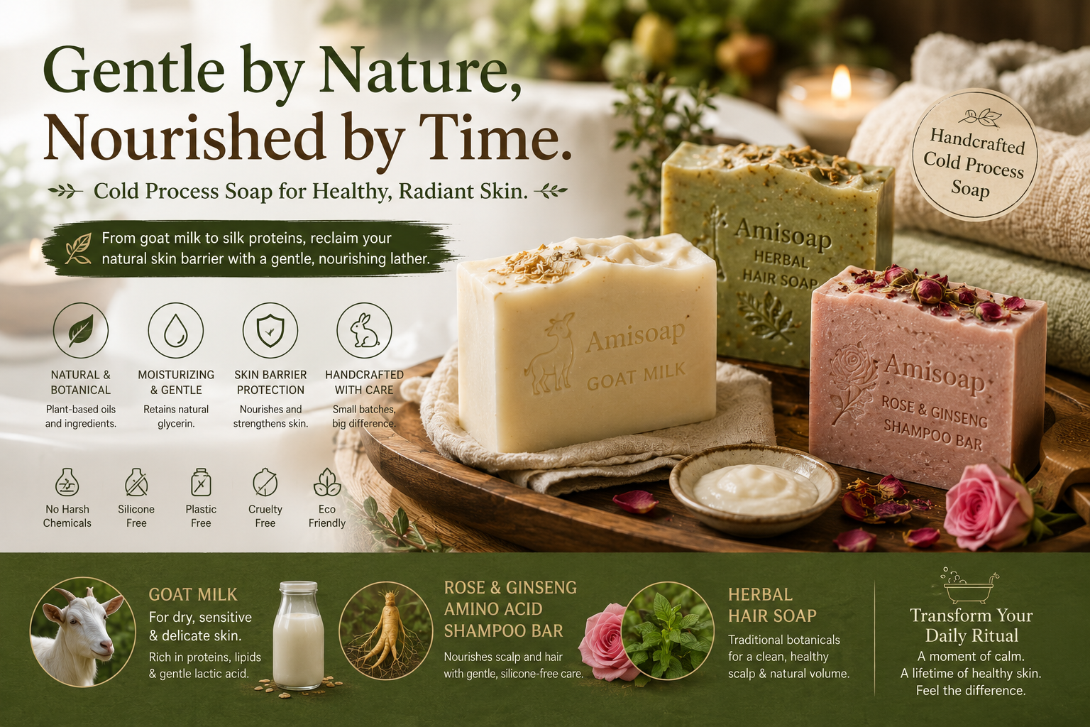 Why Are We Turning Away from Commercial Body Washes and Embracing Handcrafted Cold Process Soap?