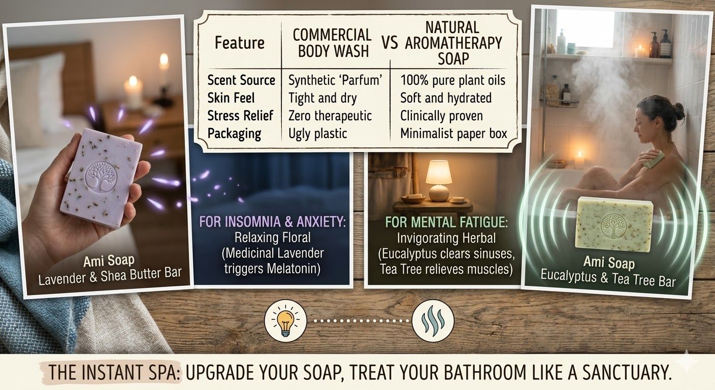 Home Spa Ritual: Using Aromatherapy Soap for Stress Relief