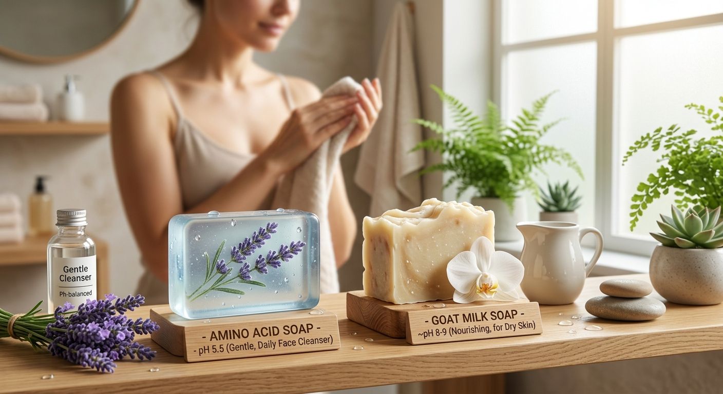 Amino Acid Soap vs. Traditional Soap: Skin pH Guide