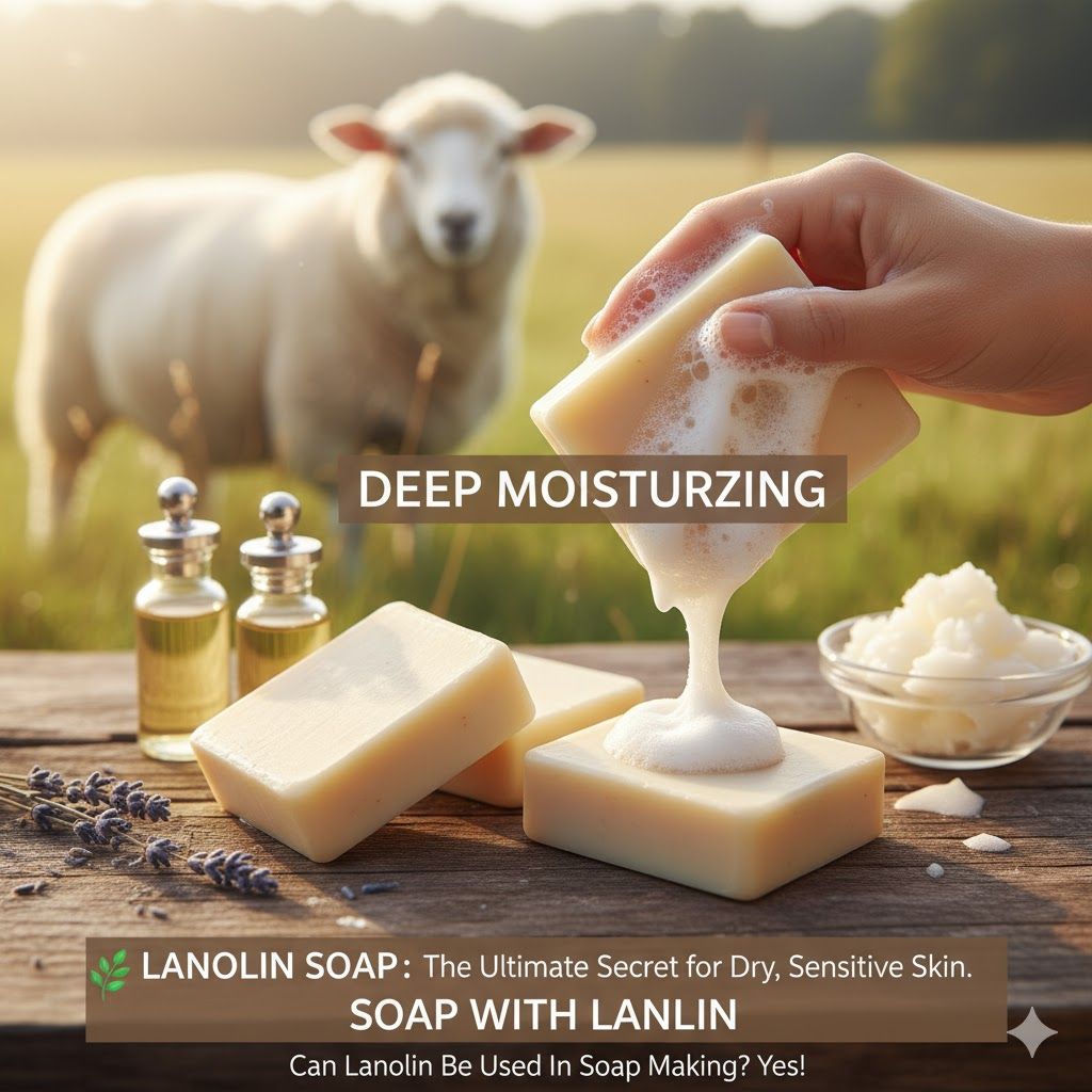 🐑 The Luxury of Lanolin: Unveiling the Moisturizing Magic of Lanolin Soap