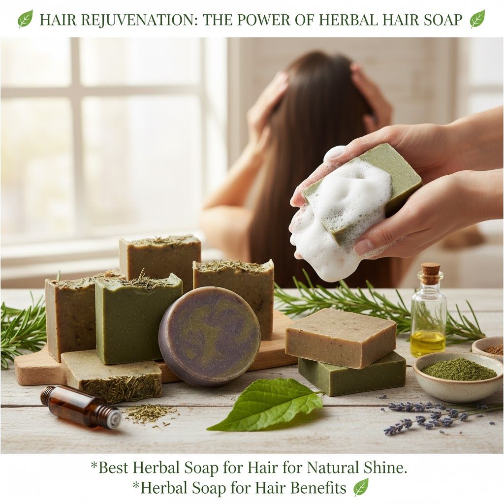 🌿 Hair Rejuvenation: Exploring the Natural Healing Power of Herbal Hair Soap