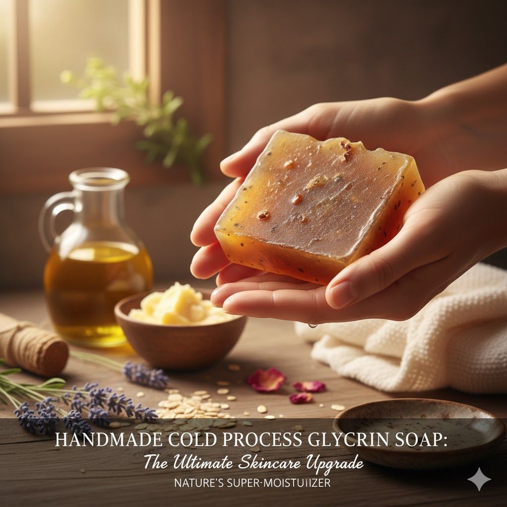 ✨ Goodbye Industrial Dryness: Why Handmade Cold Process Glycerin Soap is the Ultimate Skincare Upgrade