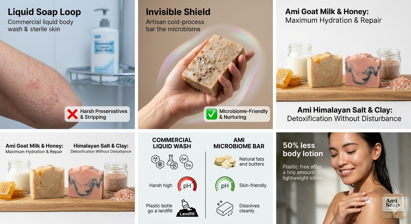 Beyond Zero Waste: How a Plastic-Free Shower Routine Actually Heals Your Skin