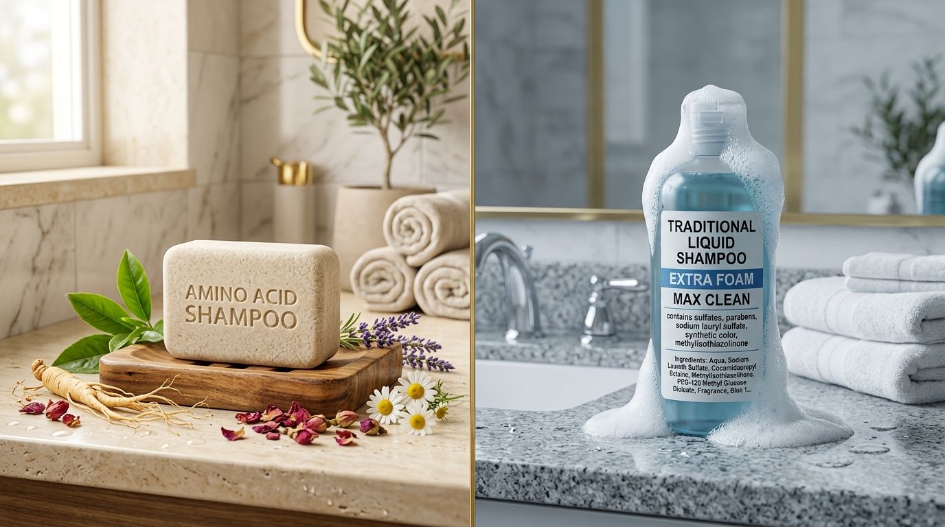 Is Your Liquid Shampoo Causing Dry Scalp & Thinning?