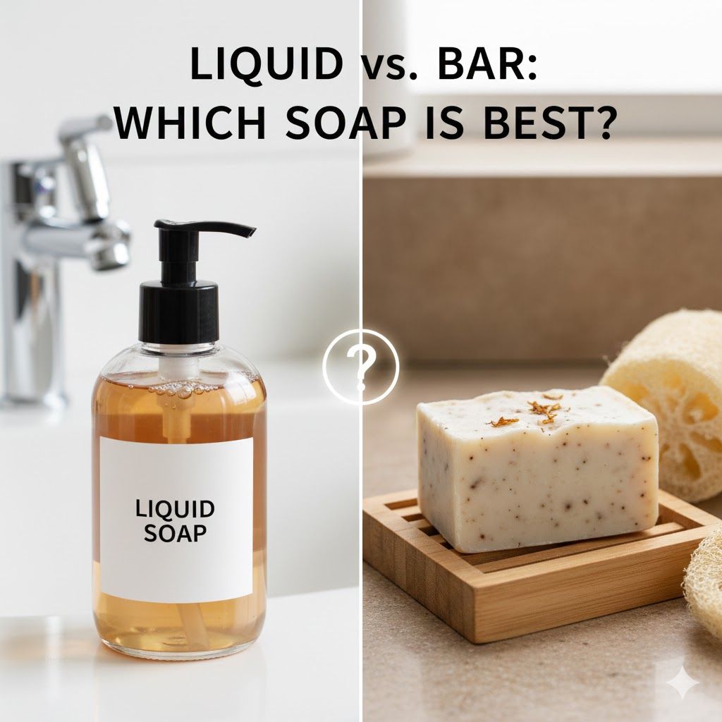 Liquid vs. Bar Soap: Which Format is Best for Your Home and Skin?