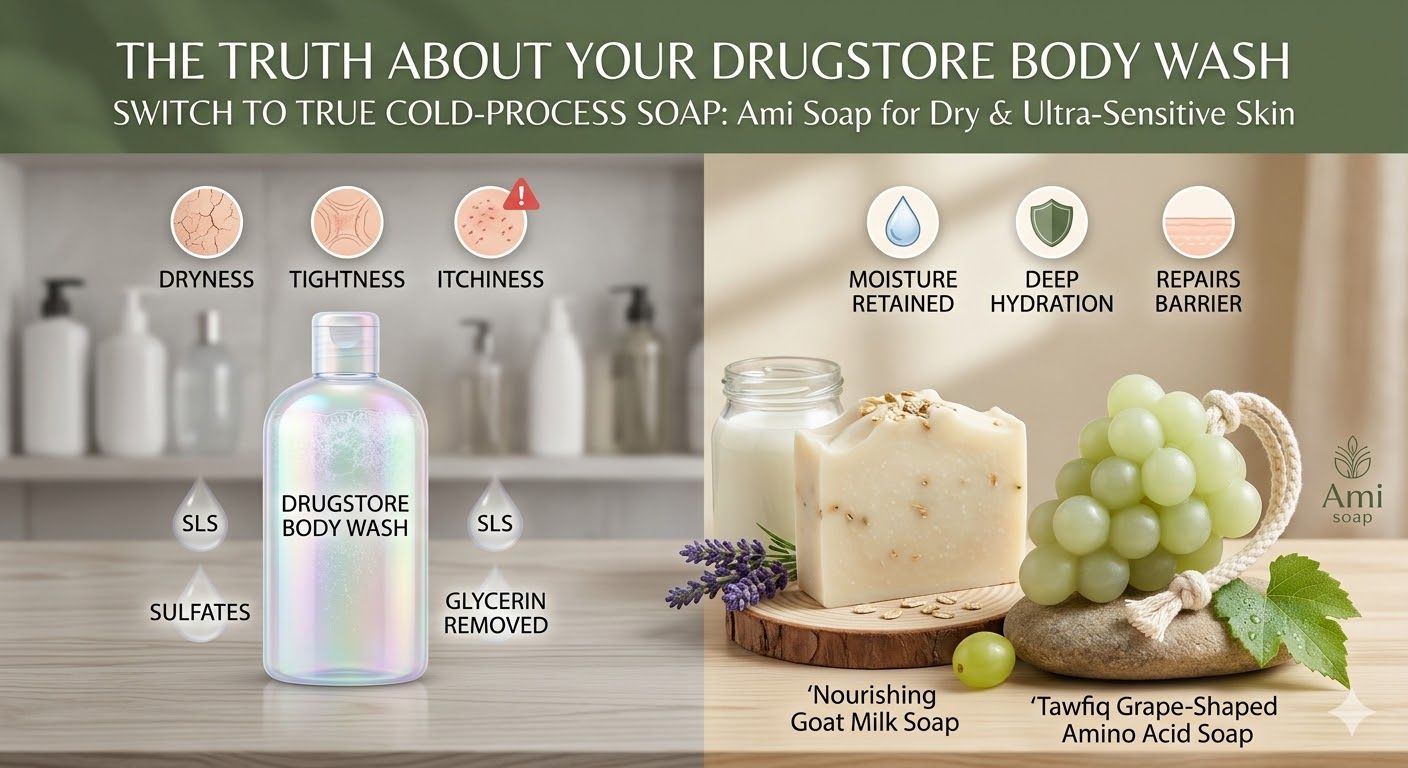 The Best Natural Soap for Sensitive Skin: Stop Using Chemical Body Wash