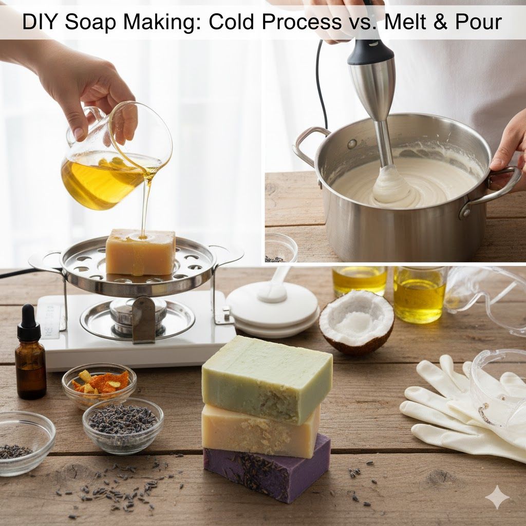 How to Make Soap? A Beginner's Guide to Cold Process vs. Melt and Pour