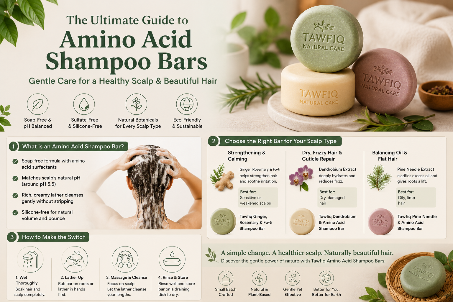 Why You Should Switch to an Amino Acid Shampoo Bar: The Gentle Solution for Your Scalp