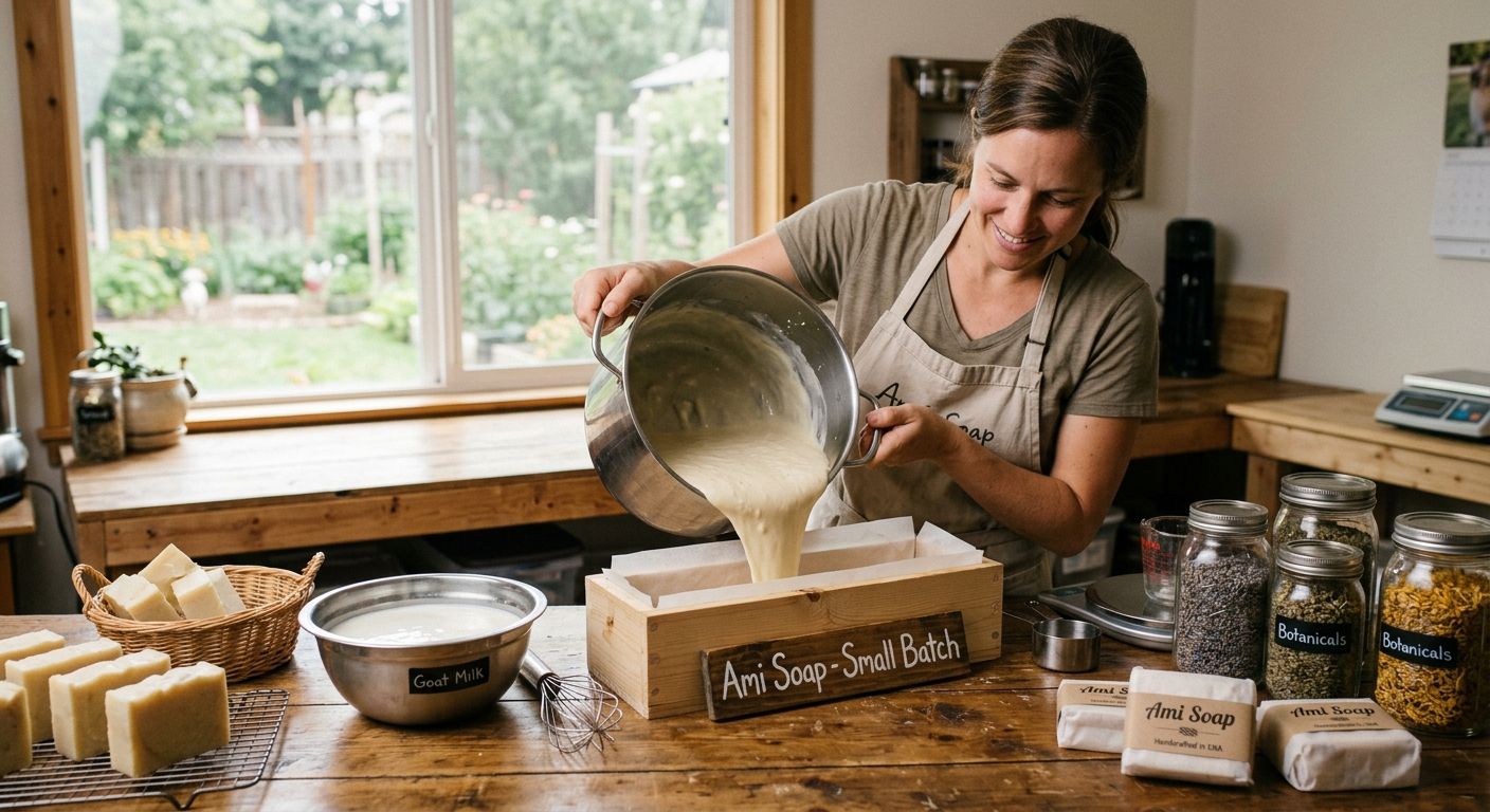 🌿 Why Choose Handcrafted Goat Milk Soap? Say Goodbye to Harsh Chemicals and Embrace a Gentle Skincare Ritual