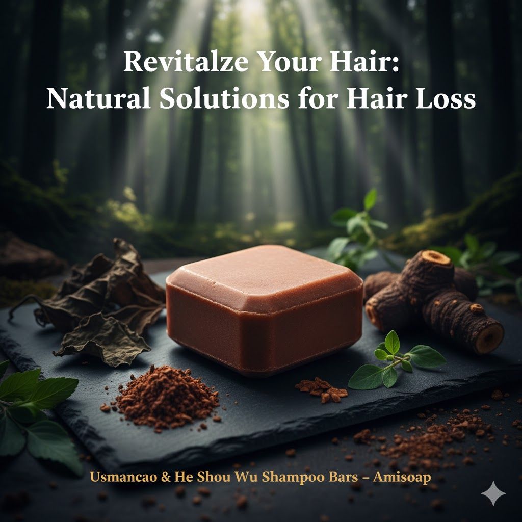Revitalize Your Hair: The Natural Power of Usmancao & He Shou Wu Shampoo Bars