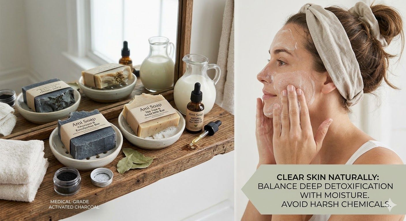 A Skin Expert’s Guide: How to Clear Skin Naturally with Handmade Acne Soap