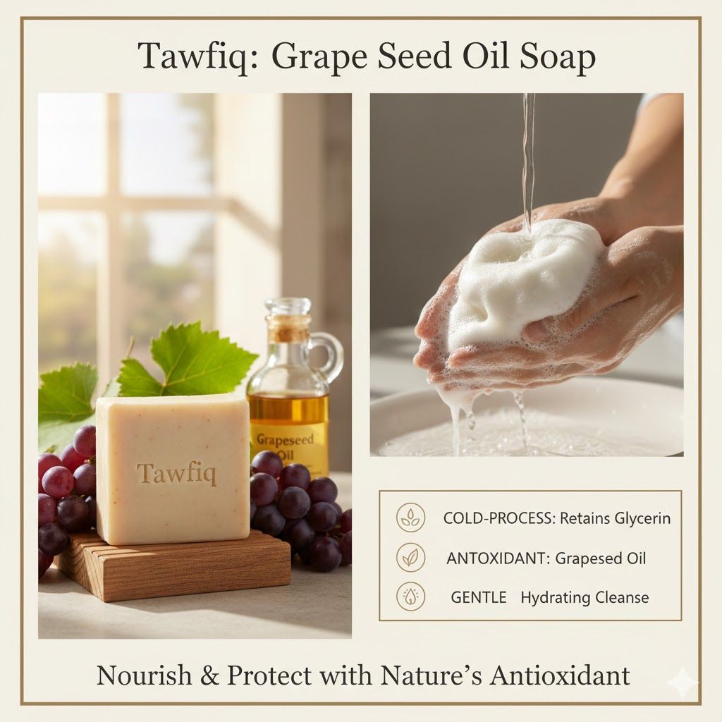 Grape Soap: The Best Choice for Antioxidant & Moisturizing Skincare