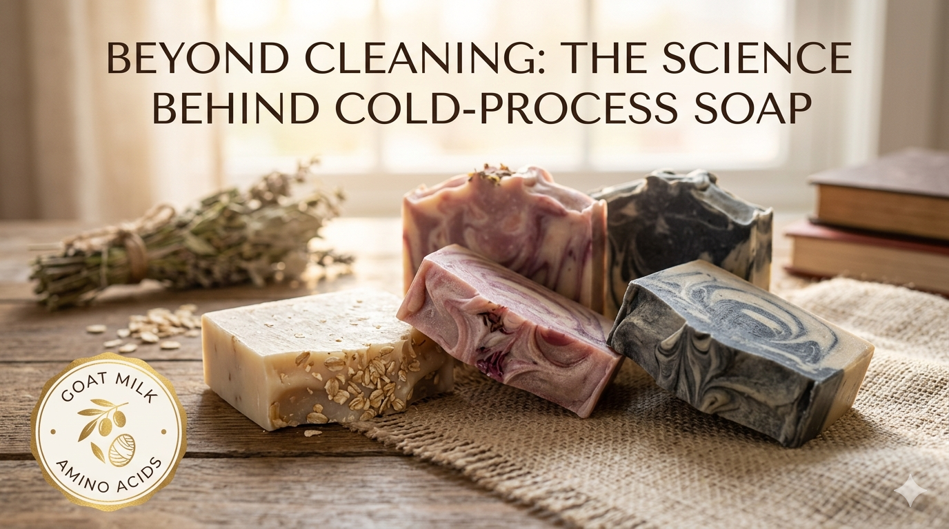 Title: Beyond Cleaning: The Science Behind Cold-Process Soap for Sensitive Skin