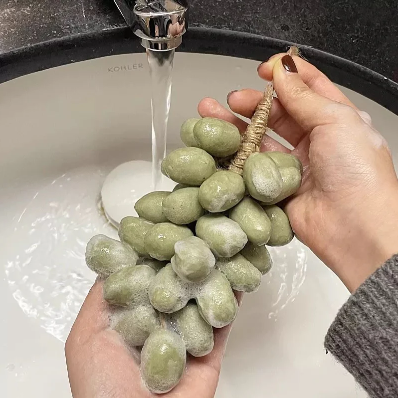 Experience Nature's Freshness: Tawfip Green Grape Soap, A Gentle Cleansing Choice for the Whole Family
