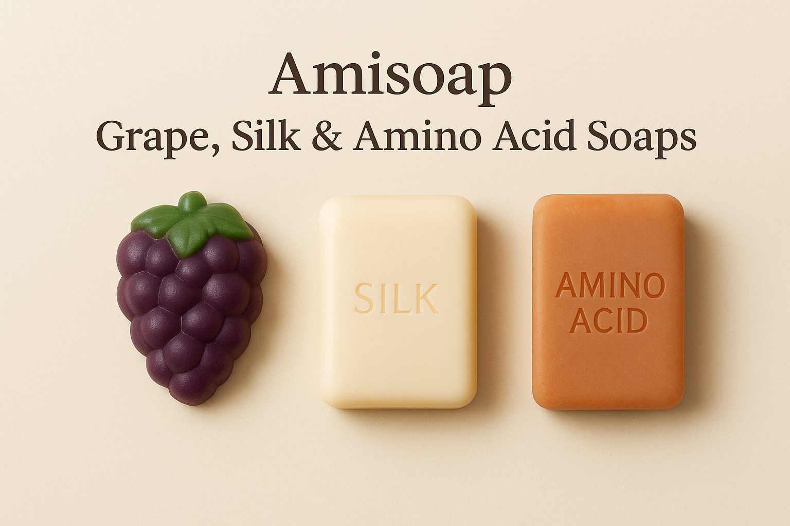 Inside Amisoap: Grape, Silk & Amino Acid Soaps Explained
