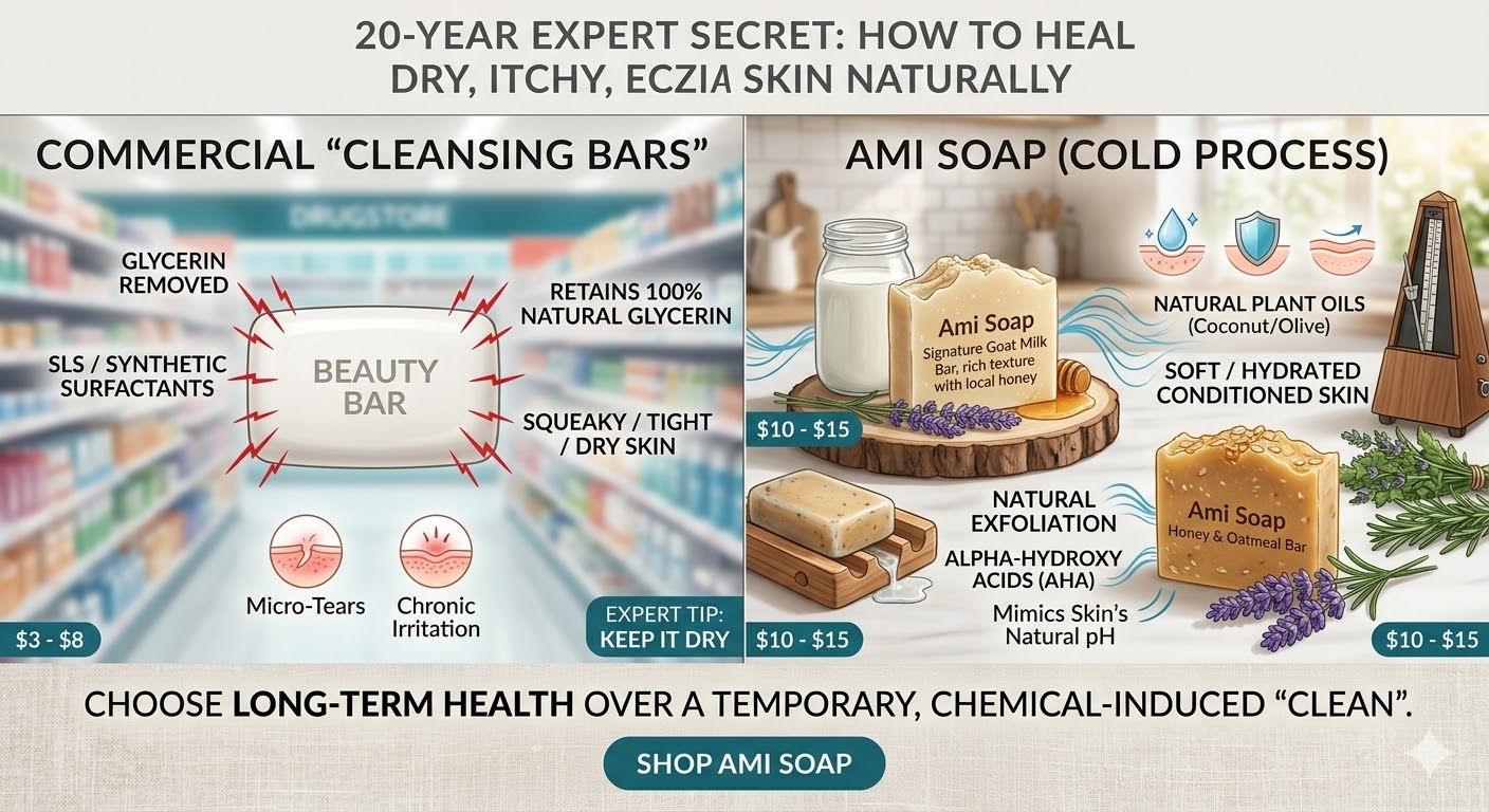 Stop Washing with Detergents: The Real Benefits of Natural Handmade Soap