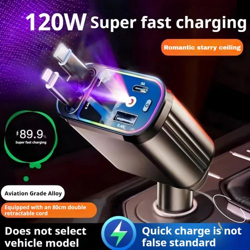 ⚡120W Super fast charging！Black Technology Security upgrades