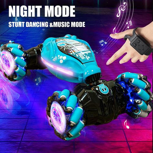 🌟 Transformable RC Rock Crawler: Auto-Chassis Switch｜All-Terrain LED Tires｜360° Spin & Dance Mode 🎁 (Gift Ready!)